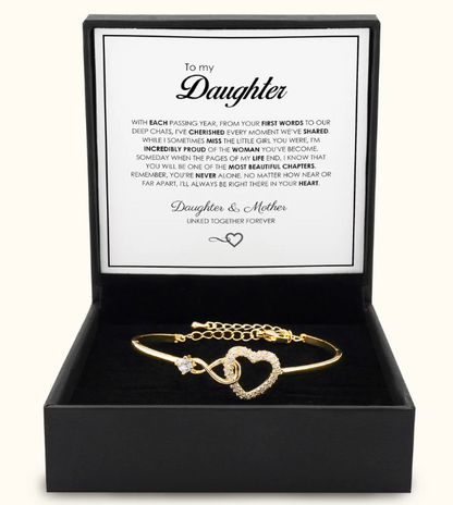 "To My Daughter" Forever Connected Bracelet Gift Set