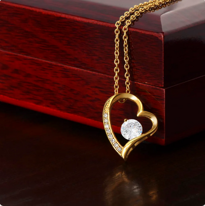 "Always My Little Girl" Forever Love Necklace in Luxury LED Box