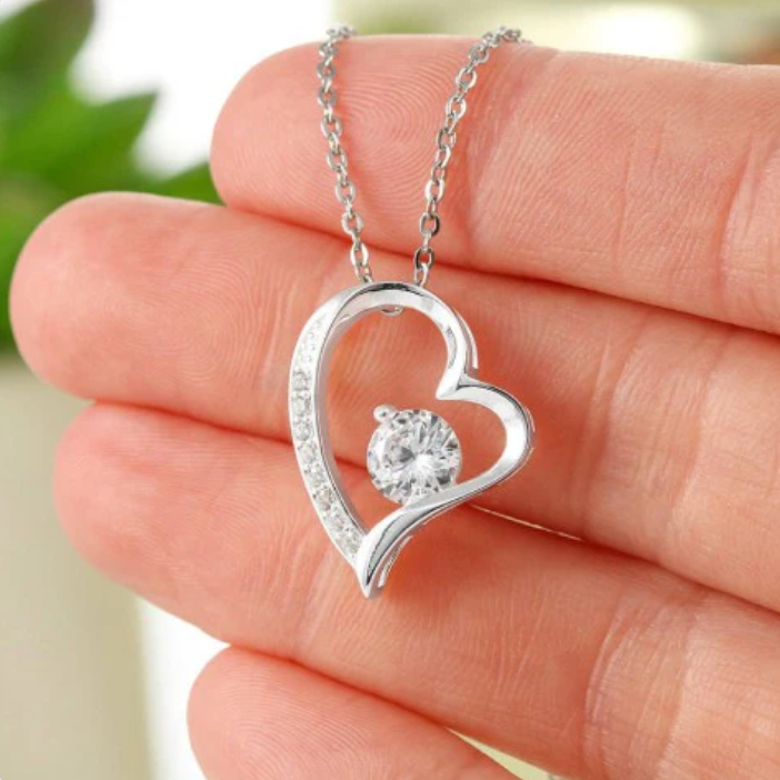 "Always My Little Girl" Forever Love Necklace in Luxury LED Box