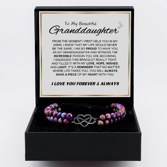To My Granddaughter - Eternal Love Bracelet Gift Set